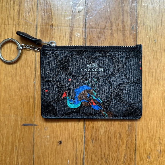 Coach | Accessories | Coach Coin Purse With Peacock Painting | Poshmark